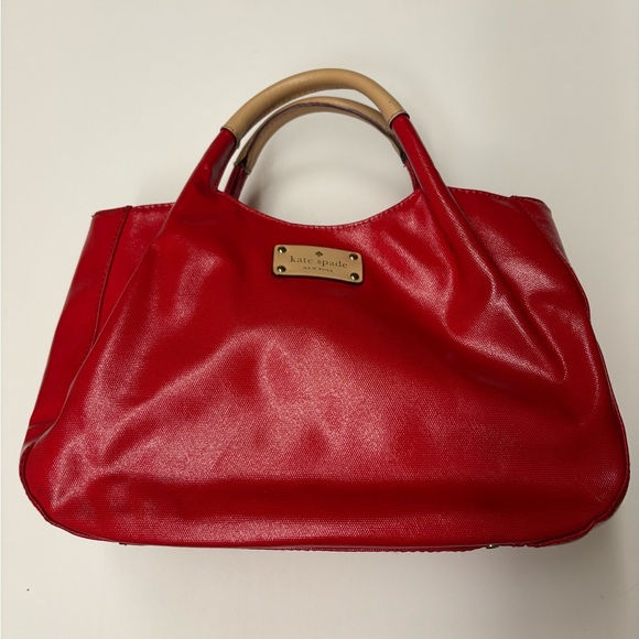 Kate Spade Red Handbag - Picture 1 of 4